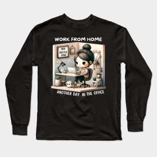 Funny Work From Home Long Sleeve T-Shirt